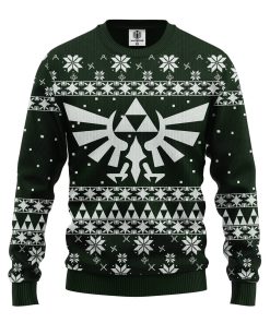 legend of zelda green ugly christmas sweater 1 l6rv9v