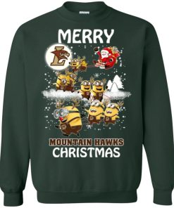 Lehigh Mountain Hawks Minion Ugly Christmas Sweatshirt