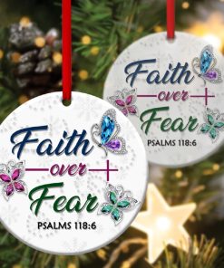 let faith be bigger than fear butterfly circle ornament 1 SjLU4