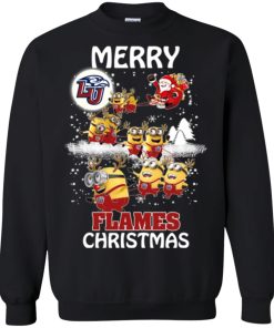 Liberty Flames Minion Ugly Christmas Sweatshirt