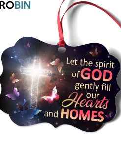Limited Cross Ornament – Let The Spirit Of God Gently Fill Our Hearts And Homes