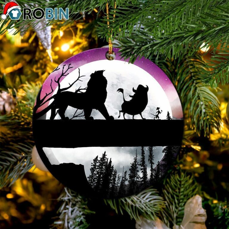Lion King Moon Night Ornament – Christmas Decorations