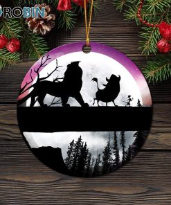 Lion King Moon Night Ornament – Christmas Decorations Lion King Moon Night Ornament – Christmas Decorations