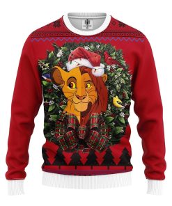 Lion King Noel Mc 1 Ugly Christmas Sweater
