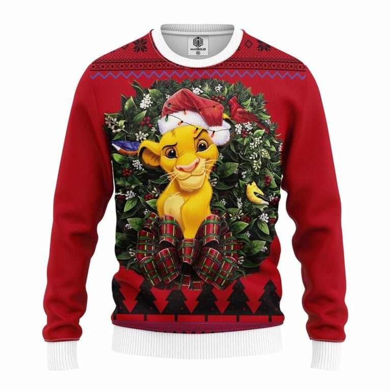 Lion King Noel Mc Ugly Christmas Sweater