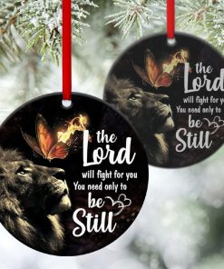 lion of judah unique christian circle ornament 1 gUyhL