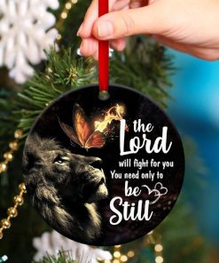 Lion Of Judah Unique Christian Circle Ornament Lion Of Judah Unique Christian Circle Ornament