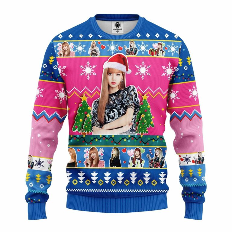 Lisa Black Pink Ugly Christmas Sweatshirt