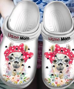 Llama Mom Crocs Classic Clogs Shoes Mother’s Day Gift