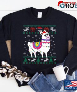 Llama Ugly Christmas Sweatshirt