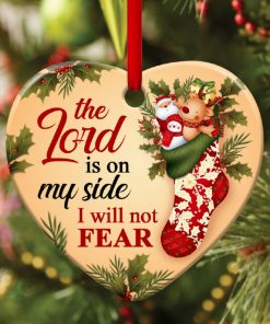 lord is on my side amazing christian heart ornament 1 fD6E7