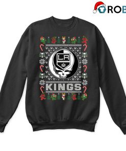 Los Angeles Kings X Grateful Dead Ugly Christmas Sweatshirt