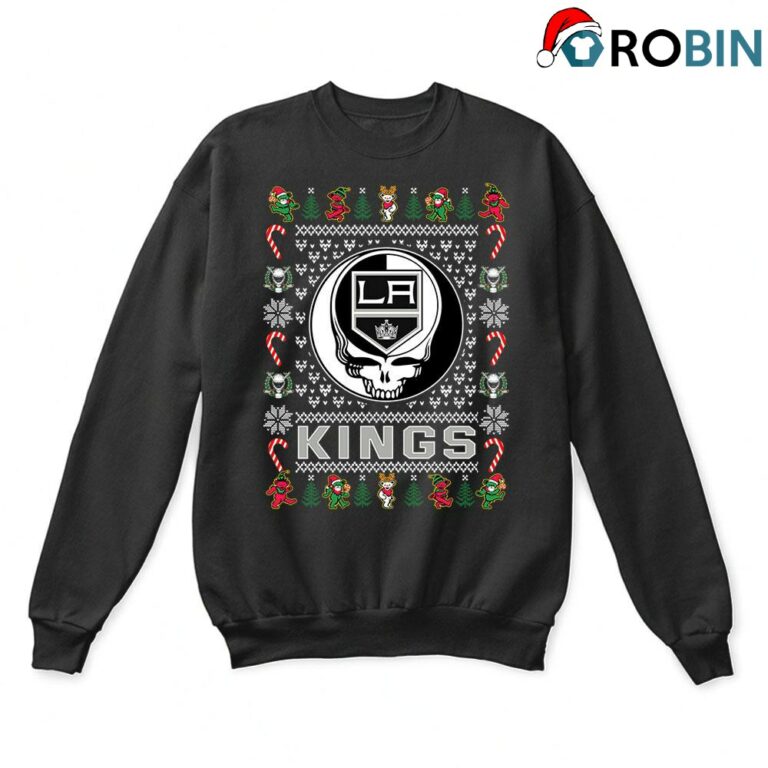 Los Angeles Kings X Grateful Dead Ugly Christmas Sweatshirt