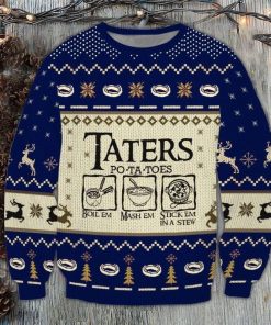 LOTR Taters Potatoes Ugly Christmas Sweatshirt, Sweater