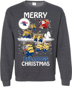 louisiana tech bulldogs minion ugly christmas sweater 1 vZX41