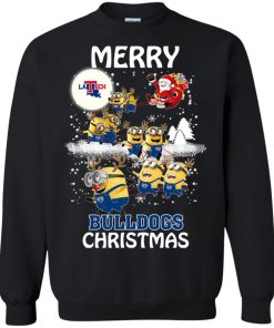 louisiana tech bulldogs minion ugly christmas sweater 3 XOsQP