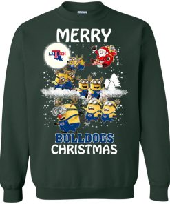 louisiana tech bulldogs minion ugly christmas sweater 4 RMhTz