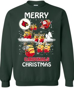 louiville cardinals minion ugly christmas sweatshirt 1 2t1B6