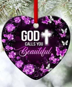 lovely butterfly heart ornament god calls you beautiful 1 9UvOb