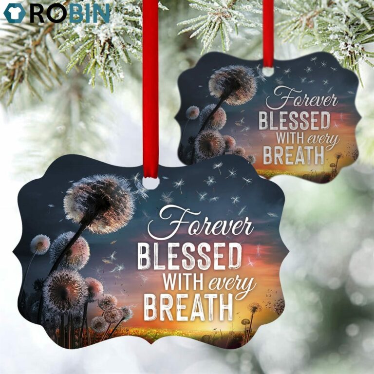 Lovely Dandelion Ornament – Forever Blessed With Every Breath