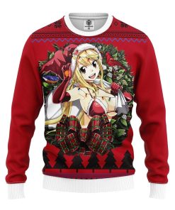Lucy Heartfilia Santa Claus Fairy Tail Noel Mc Ugly Christmas Sweatshirt