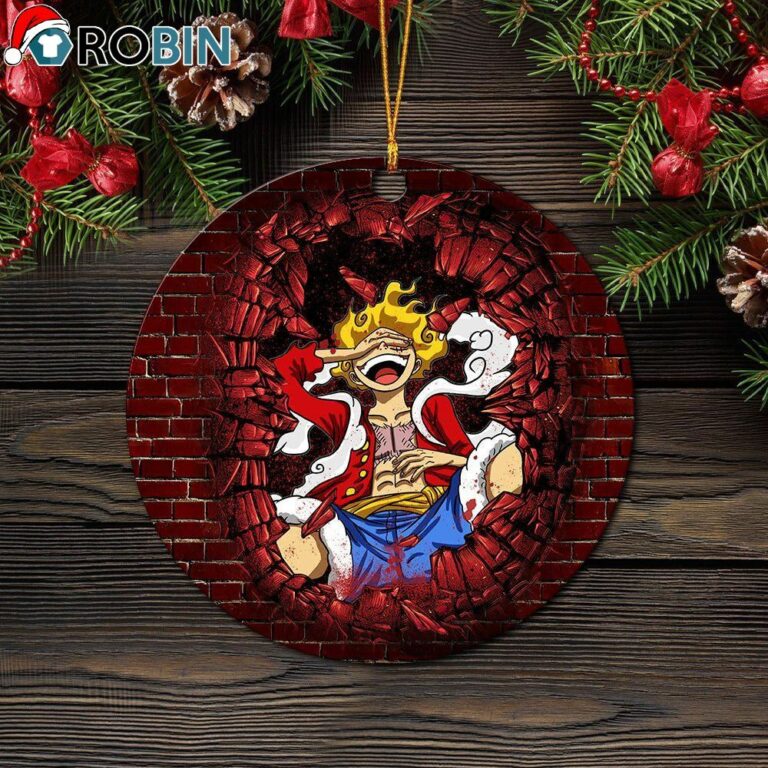 Luffy Gear 5 Break Wall Ornament – Christmas Decorations