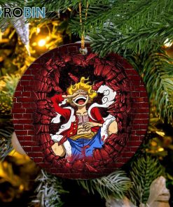 Luffy Gear 5 Break Wall Ornament – Christmas Decorations Luffy Gear 5 Break Wall Ornament – Christmas Decorations