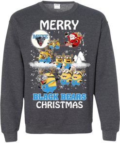 Maine Black Bears Minion Ugly Christmas Sweatshirt Maine Black Bears Minion Ugly Christmas Sweatshirt