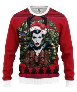 Maleficent Ugly Christmas Sweater Noel Mc