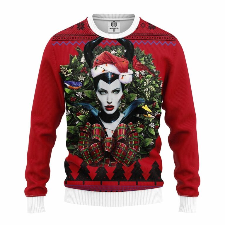 Maleficent Ugly Christmas Sweater Noel Mc