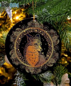 mandala fox ornament christmas decorations 1 fxtyzz