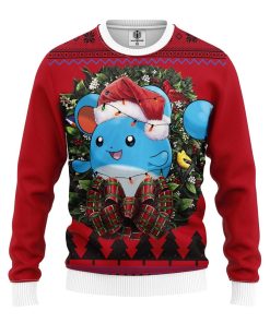 Marill Pokemon Noel Mc Ugly Christmas Sweater