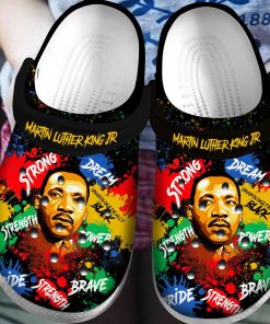 Martin Luther King Jr Colorful Crocs Classic Clogs Shoes