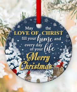 meaningful christian circle ornament you are blessed by the love of christ 1 ksVe0