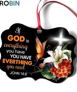 Meaningful Christian Ornament – Having God Means You Have Everything