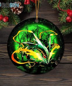 Mega X Rayquaza Moonlight Christmas Ornament Mega X Rayquaza Moonlight Christmas Ornament