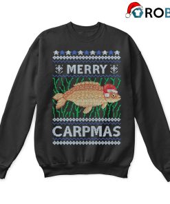 Merry Carpmas Carp Fish Christmas Ugly Sweatshirt