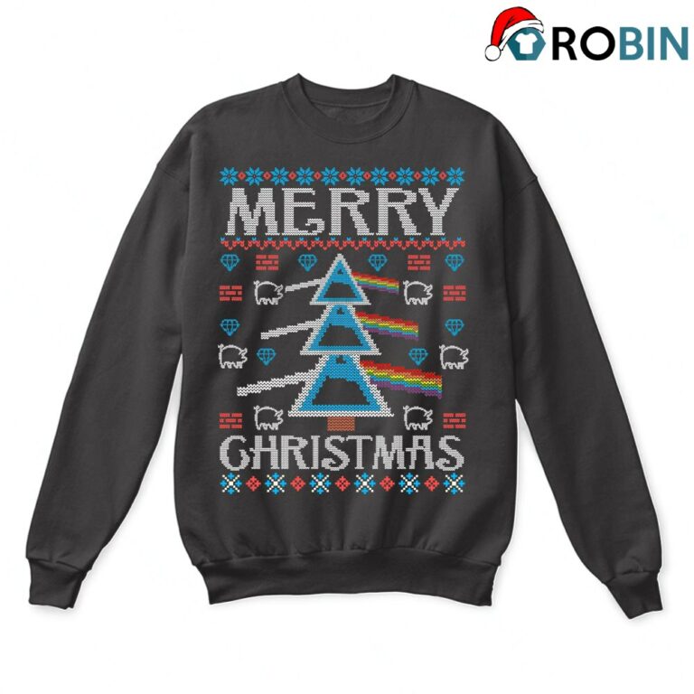 Merry Christmas Dark Side Of The Moon Pink Floyd Ugly Sweatshirt