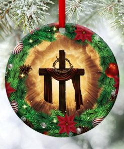 merry christmas jesus circle ornament 1 LnBv6