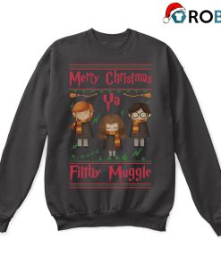 Merry Christmas Ya Filthy Muggle Harry Potter Ugly Sweatshirt