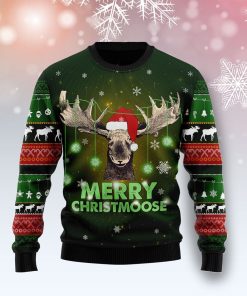 Merry ChristMoose Christmas Ugly Sweatshirt, Sweater