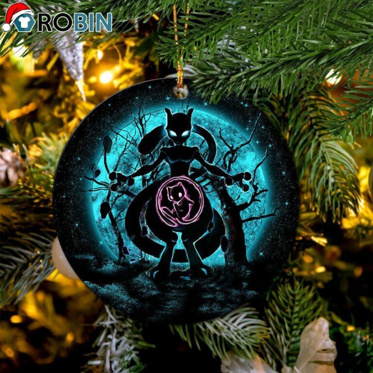 Mewtwo Moonlight Ornament – Christmas Decorations