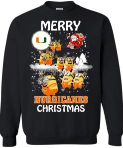 miami fl hurricanes minion ugly christmas sweatshirt 3 5RcSJ