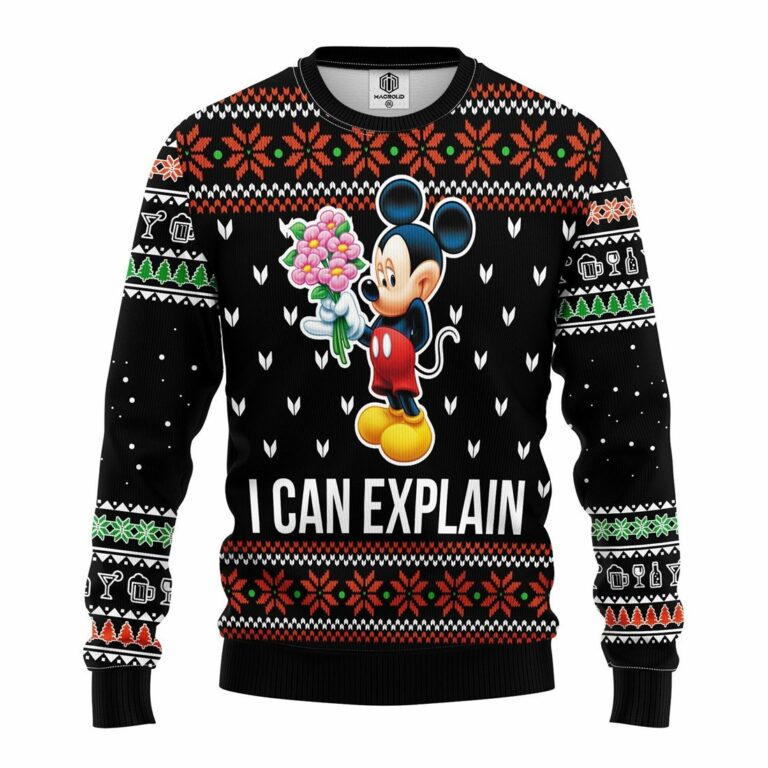Mice Explain Ugly Christmas Sweatshirt
