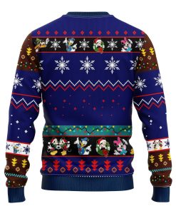 Mice Ugly Christmas Sweatshirt Blue