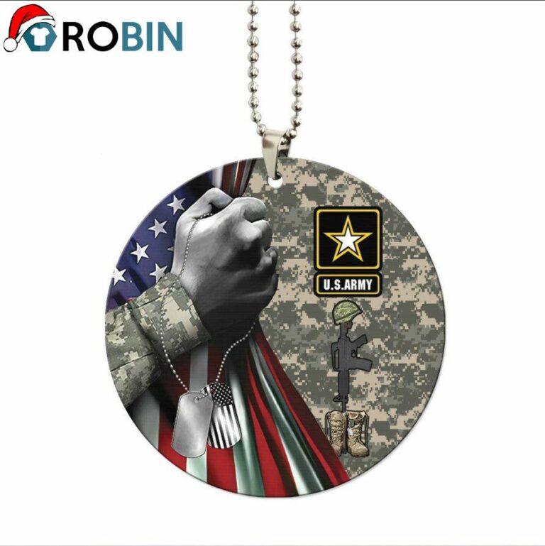 Military Army Circle Ornament – Christmas Decorations