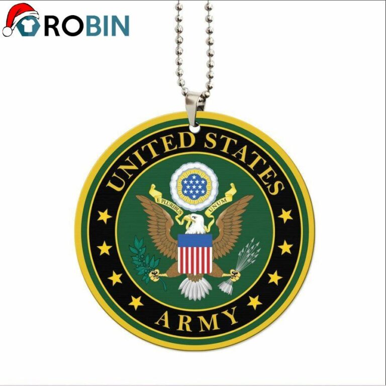 Military US Army Circle Ornament – Christmas Decorations