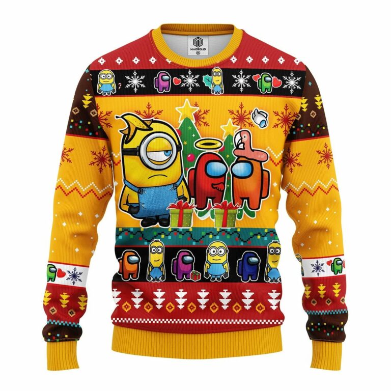 Minion Among Us Funny Ugly Christmas Sweatshirt