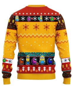 Minion Among Us Funny Ugly Christmas Sweatshirt