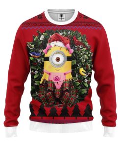 Minion Girl Despicable Me Noel Mc Ugly Christmas Sweatshirt